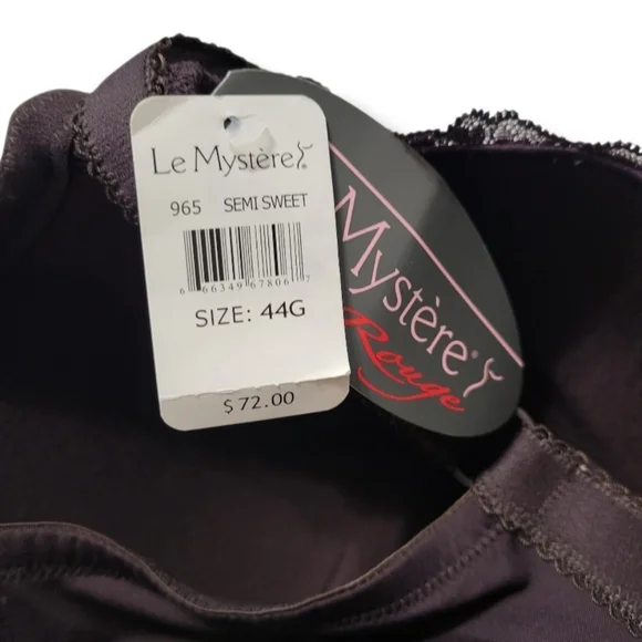 New Le Mystere Bra Size 44 G - Le Mystère Dream Tisha Lace Bra Full Coverage Bra - Picture 6 of 6